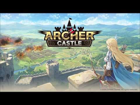 [신작 모바일게임] 국산 판타지 디펜스 RPG '아처캐슬 키우기 : 방치형 RPG' 플레이. 2D 애니메이션 건설 경영 클리커 게임 기대작 추천? (2026년 6월 출시예정 게임)