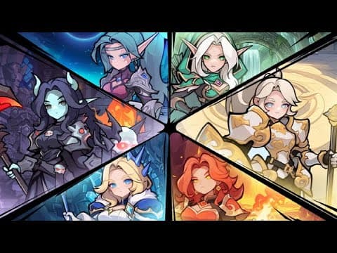 [12월 신작 모바일게임] 장비 파밍 모바일 수집형 RPG '킹방치: 빵지의 제왕' 플레이. 2D 애니메이션 크로스플랫폼 세로화면 상자깡 무한 성장 전략 방치형 RPG 게임