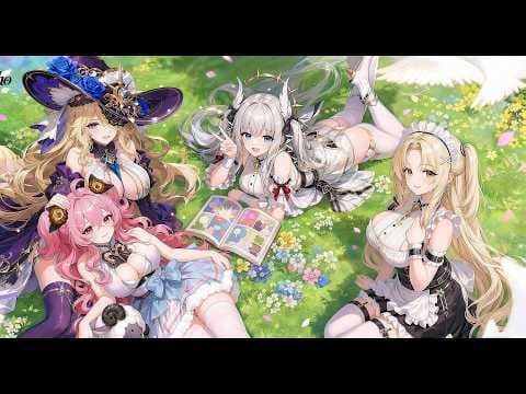 [신작 모바일게임] 판타지 애니메이션 수집형 RPG '걸즈 에코' (Girls Echo) 플레이. 일러스트 예쁜 출시예정 미소녀 서브컬처 AFK 방치형 RPG 게임 기대작 추천?