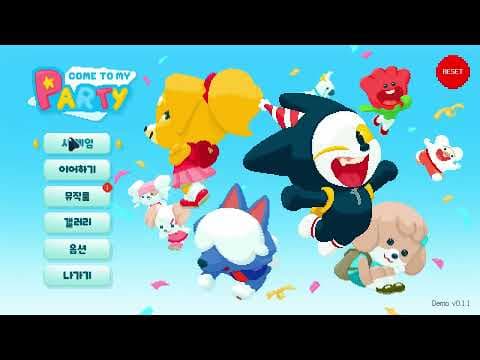 [신작 게임] 국산 픽셀 도트 그래픽 멀티엔딩 게임 '컴 투 마이 파티' (Come to my party) 플레이. 추억의 90년대 감성 비주얼노벨 스팀 PC 게임 기대작 추천?