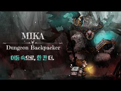 [신작 모바일게임] 로그라이크 던전크롤러 RPG '미카:던전 백패커' (Mika: Dungeon Backpacker) 플레이. 출시예정 2D 세로형 로그라이트 게임 기대작 추천?