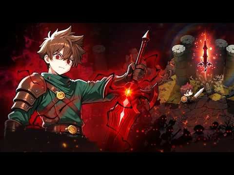 [5월 신작 모바일게임] 판타지 장비 파밍 RPG '이블 소드' (Evil Sword) 플레이. 국산 2D 픽셀 도트 그래픽 세로화면 상자깡 방치형 RPG 게임 기대작 추천?