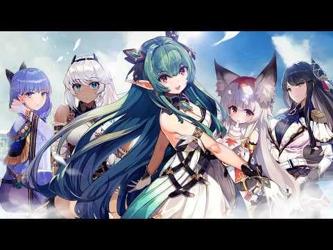 [신작 모바일게임] 3D 판타지 애니메이션 수집형 RPG '뮈렌: 천년의 여정' (千年の旅ELF) 플레이. 일러스트 예쁜 서브컬처 턴제 RPG 게임 기대작 추천? (출시예정 게임)