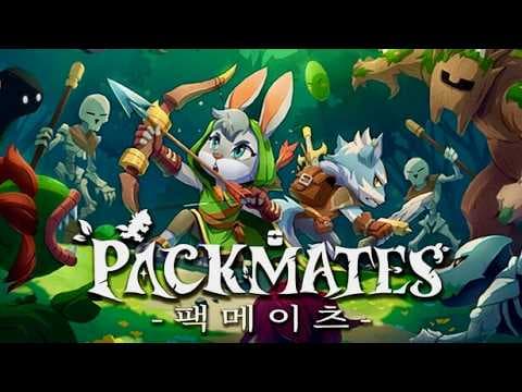 [3월 신작 게임] 멀티플레이 협동 로그라이크 액션 RPG '팩메이츠' (PACKMATES) 플레이. 출시예정 픽셀 도트 그래픽 판타지 로그라이트 스팀 PC 인디 게임 추천?