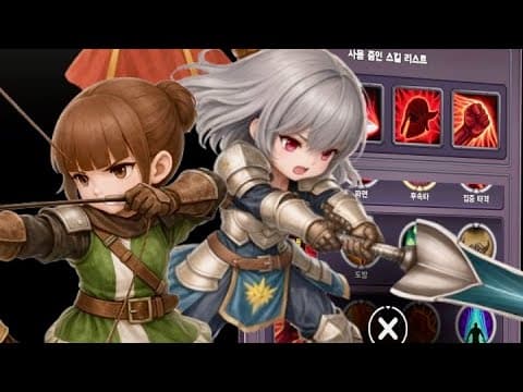 [신작 모바일게임] 국산 3D 애니메이션 RPG '데몬 스트라이크' (Demon Strike) 플레이. PVP 있는 출시예정 세로형 스킬 조합 자동전투 수집형 액션 RPG 게임