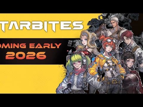 [신작 게임] 국산 판타지 어드벤처 3D 애니메이션 RPG '스타바이츠' (Starbites) 플레이. SF 디스토피아 턴제 전략 RPG 게임 기대작? (출시예정 스팀 PC 게임)