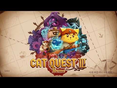 [신작 게임 추천] 모바일 항해 오픈월드 어드벤처 RPG '캣 퀘스트 3' (Cat Quest III) 플레이. 2.5D 해상 전투 액션 게임 (출시예정 스팀 PC 게임 기대작)