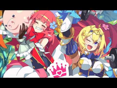 [신작 모바일게임] 애니메이션 RPG '페니프리: 무일푼 공주들' (PenniPri: Penniless Princesses) 플레이. 출시예정 2D 판타지 세로 방치형 RPG 게임