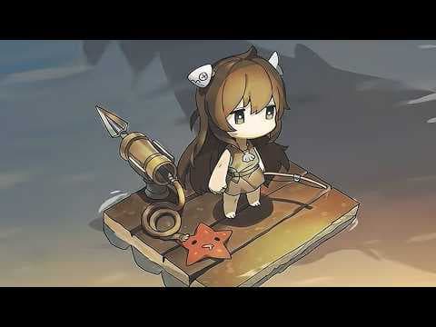 [4월 신작 모바일게임] 국산 모바일 RPG '표류소녀: 다시 만난 세계' (A Girl Adrift: Reunited) 플레이. 세로화면 방치형 클리커 RPG 게임 기대작 추천?