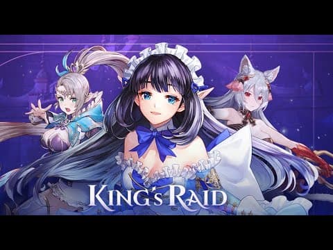 [신작 모바일게임] 3D 판타지 애니메이션 수집형 RPG '킹스레이드' (King's Raid) 플레이. 부활한 추억의 국산 모바일 RPG 킹레 (출시예정 스팀 PC 게임 추천?)