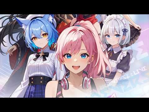 [신작 모바일게임] 국산 3D 애니메이션 수집형 RPG '모에버스 : 라이브' (MOEVERSE : LIVE) 플레이. 출시예정 미소녀 세로화면 방치형 RPG 키우기 게임