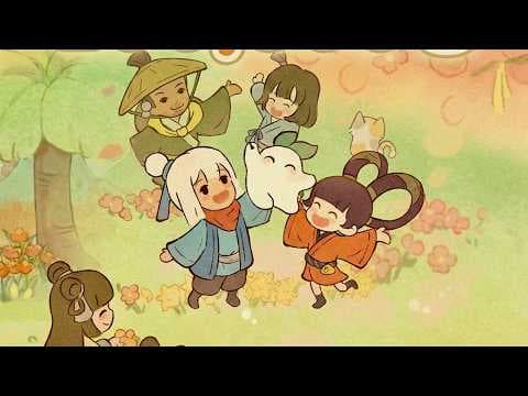 [6월 신작 모바일게임] 판타지 힐링 전원 생활 시뮬레이션 경영 게임 '산너머 도원마을' 플레이. 귀여운 2D 애니메이션 마을 하우징 (꾸미기) 요리 농사 게임 기대작 추천?