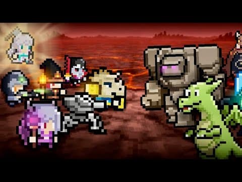 [1월 신작 모바일게임] 도트 픽셀 그래픽 수집형 RPG '랜덤 나이츠 : 여신님 제발요!!' (Random Knights: Spare Us!!) 플레이. 국산 세로형 RPG 게임