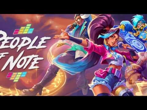 [신작 게임] 3D 애니메이션 판타지 어드벤처 JRPG '음계의 주인공들' (People of Note) 플레이. 2026년 4월 출시예정 턴제 전략 RPG 스팀 PC 게임 추천?