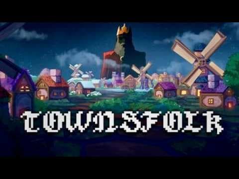 [4월 신작 게임] 모바일 포팅 중세 로그라이크 전략 게임 '타운스포크' (TownsFolk) 플레이. 픽셀 도트 그래픽 2D 판타지 시뮬레이션 스팀 PC 게임 기대작 추천?
