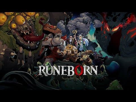 [10월 신작 게임] 다크 판타지 덱빌딩 로그라이크 RPG '룬본' (Runeborn) 플레이. 신박한 2D 애니메이션 턴제 전략 인디 게임 기대작? (출시예정 스팀 PC 게임)
