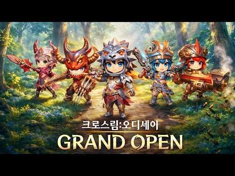 [3월 신작 모바일게임] 국산 판타지 MMORPG '크로스림:오디세이' (CROSSRIM ODYSSEY) 플레이. 거래소 있는 3D 애니메이션 길드 전쟁 RPG 게임 기대작 추천?