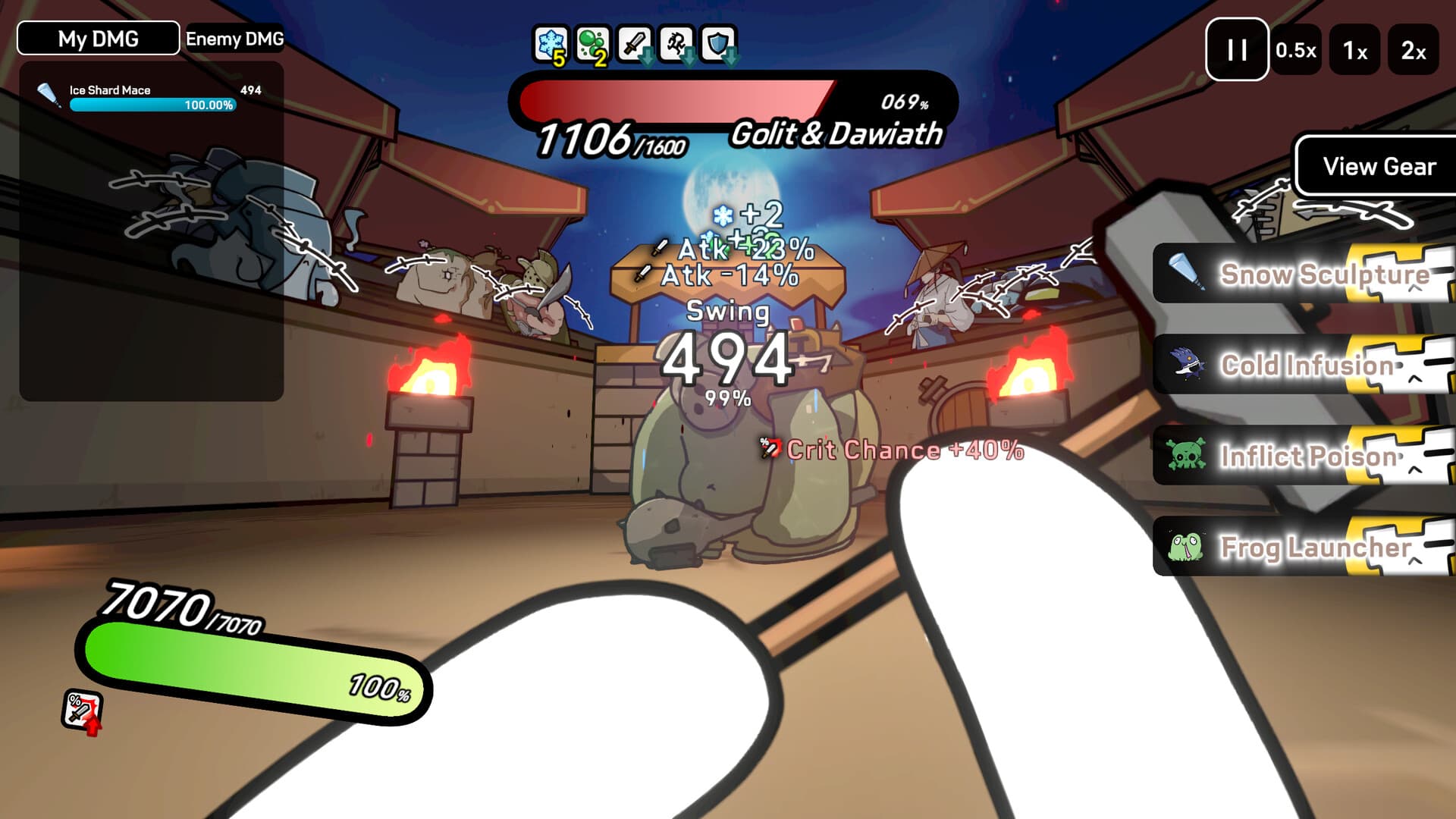 GLADIMAKER : Auto Battle RPG screenshot 2