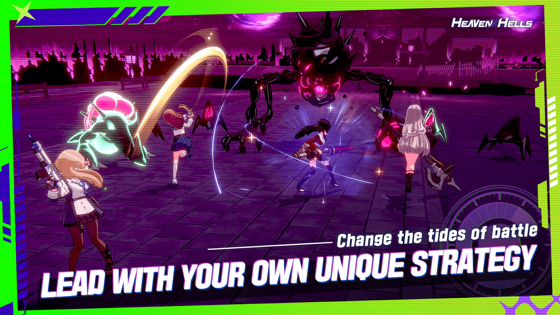 HEAVENHELLS: Anime Squad RPG screenshot 2