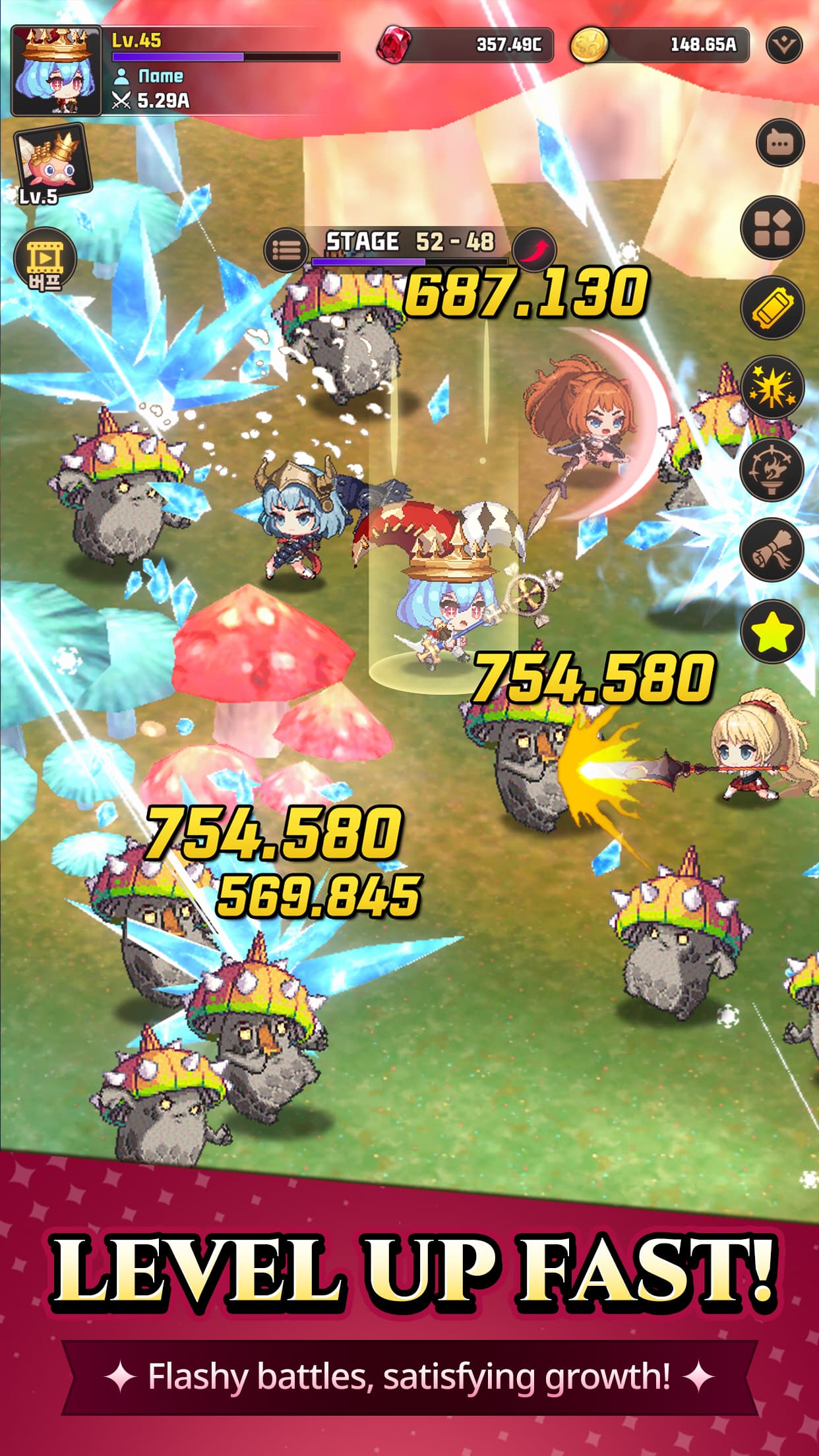 Pixel Knights : Idle RPG screenshot 2