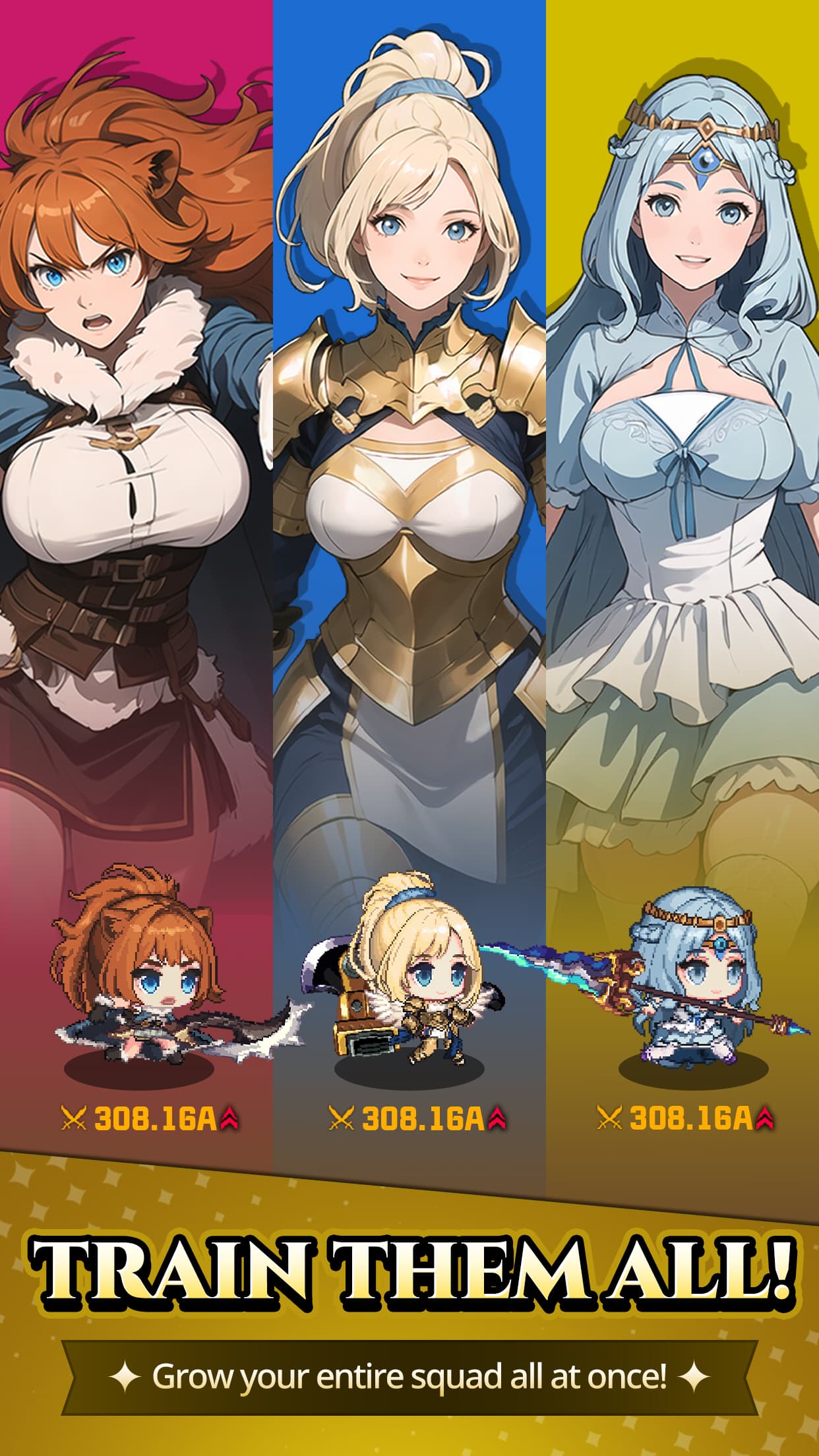Pixel Knights : Idle RPG screenshot 1