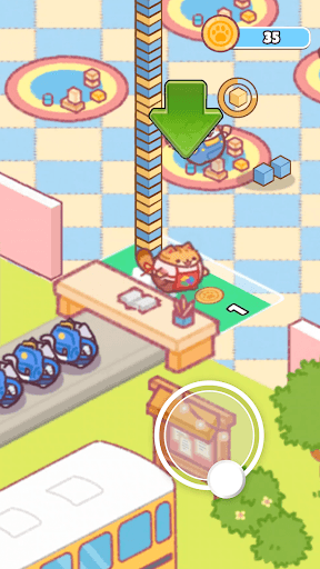 猫の学校:かわいい放置系タイクーンゲーム screenshot 1