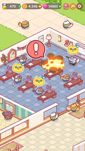 Cat School:Idle Cute Tycoon screenshot 1