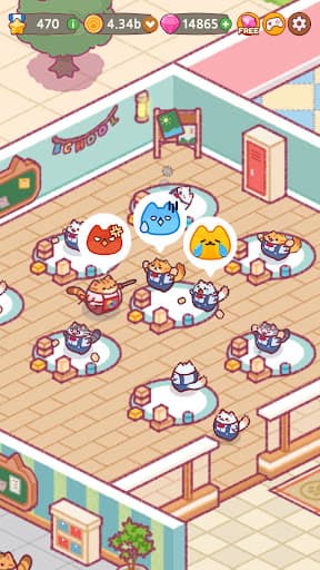 Cat School:Idle Cute Tycoon screenshot 4