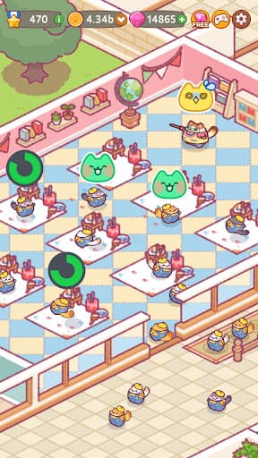 Cat School:Idle Cute Tycoon screenshot 3