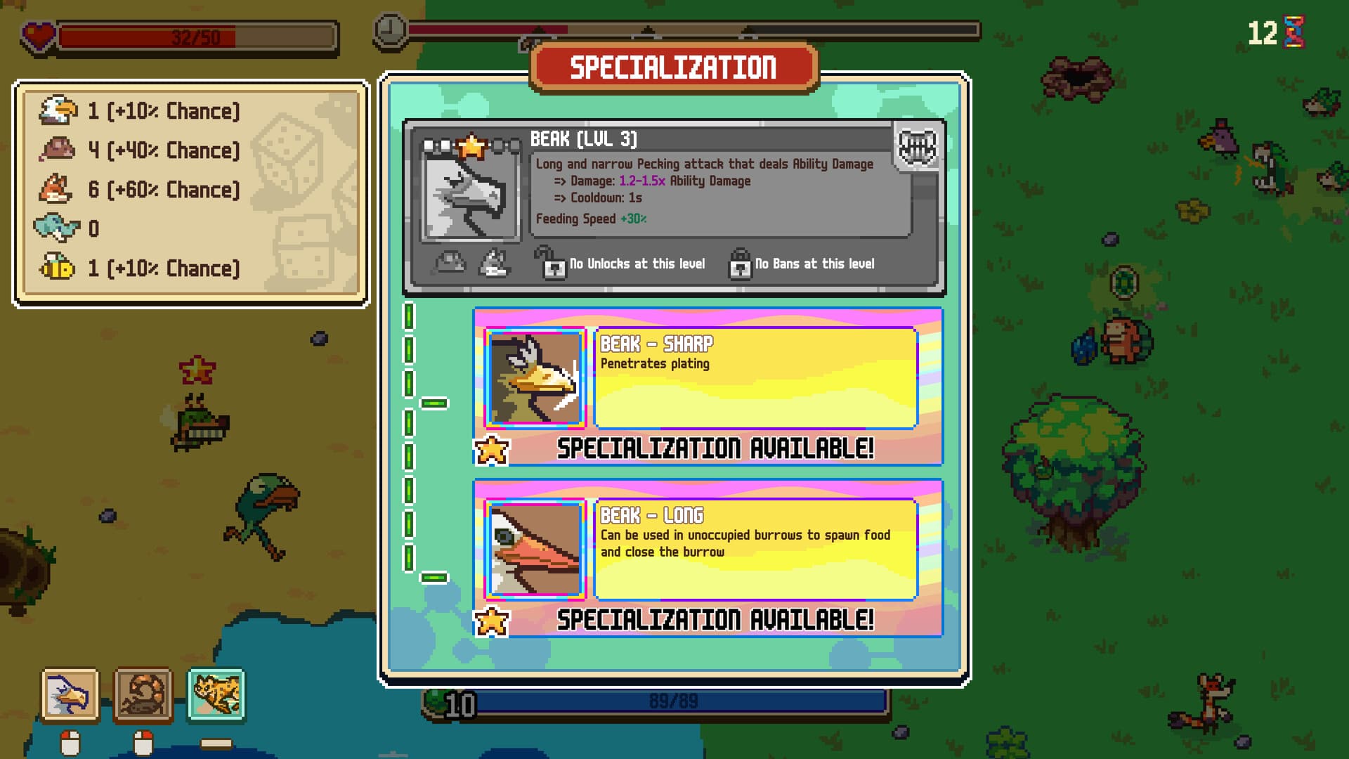 Everything is Crab: The Animal Evolution Roguelite screenshot 1