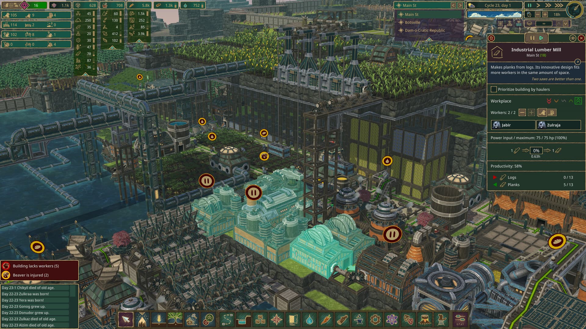 Timberborn screenshot 1