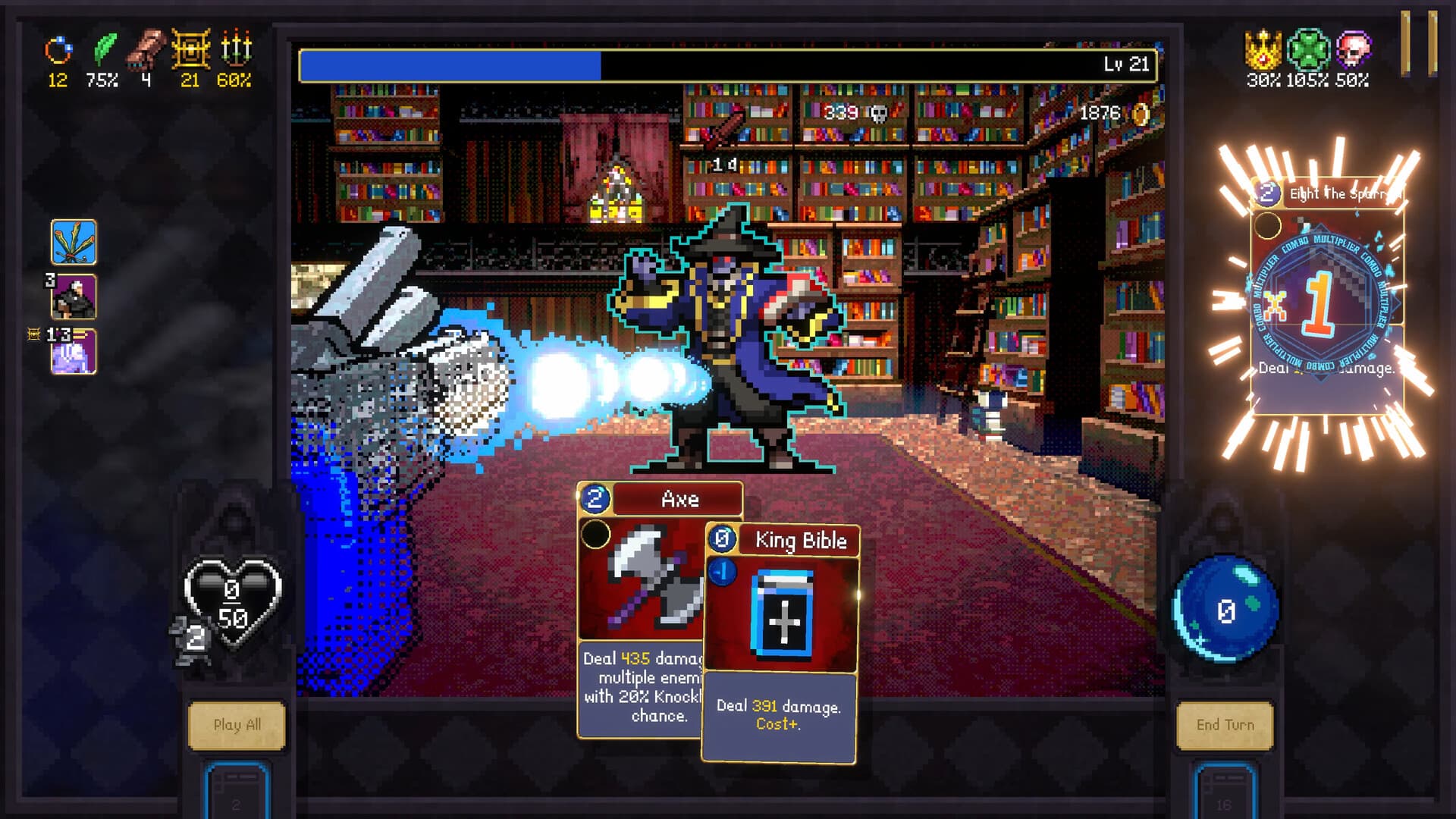 Vampire Crawlers: The Turbo Wildcard from Vampire Survivors screenshot 2