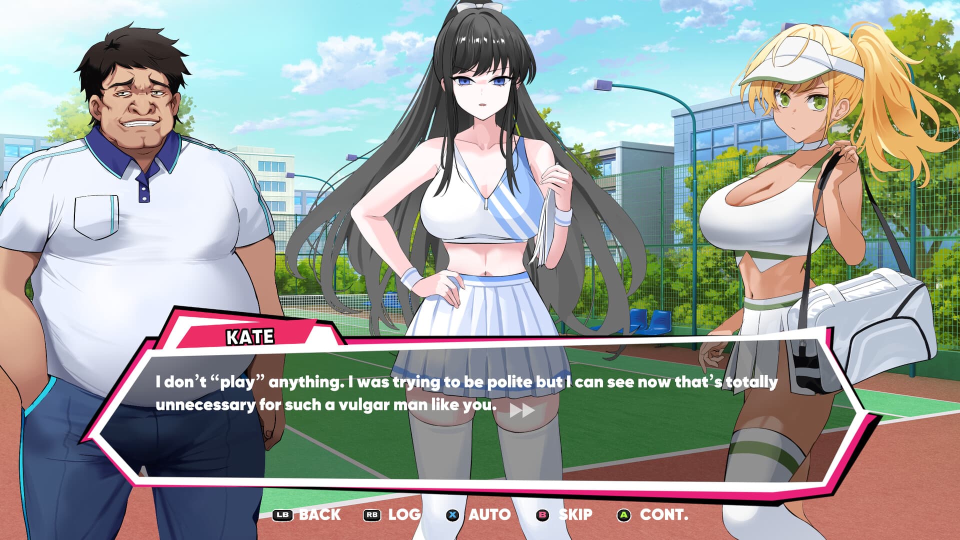 Academy Love Saga: Tennis Angels screenshot 1