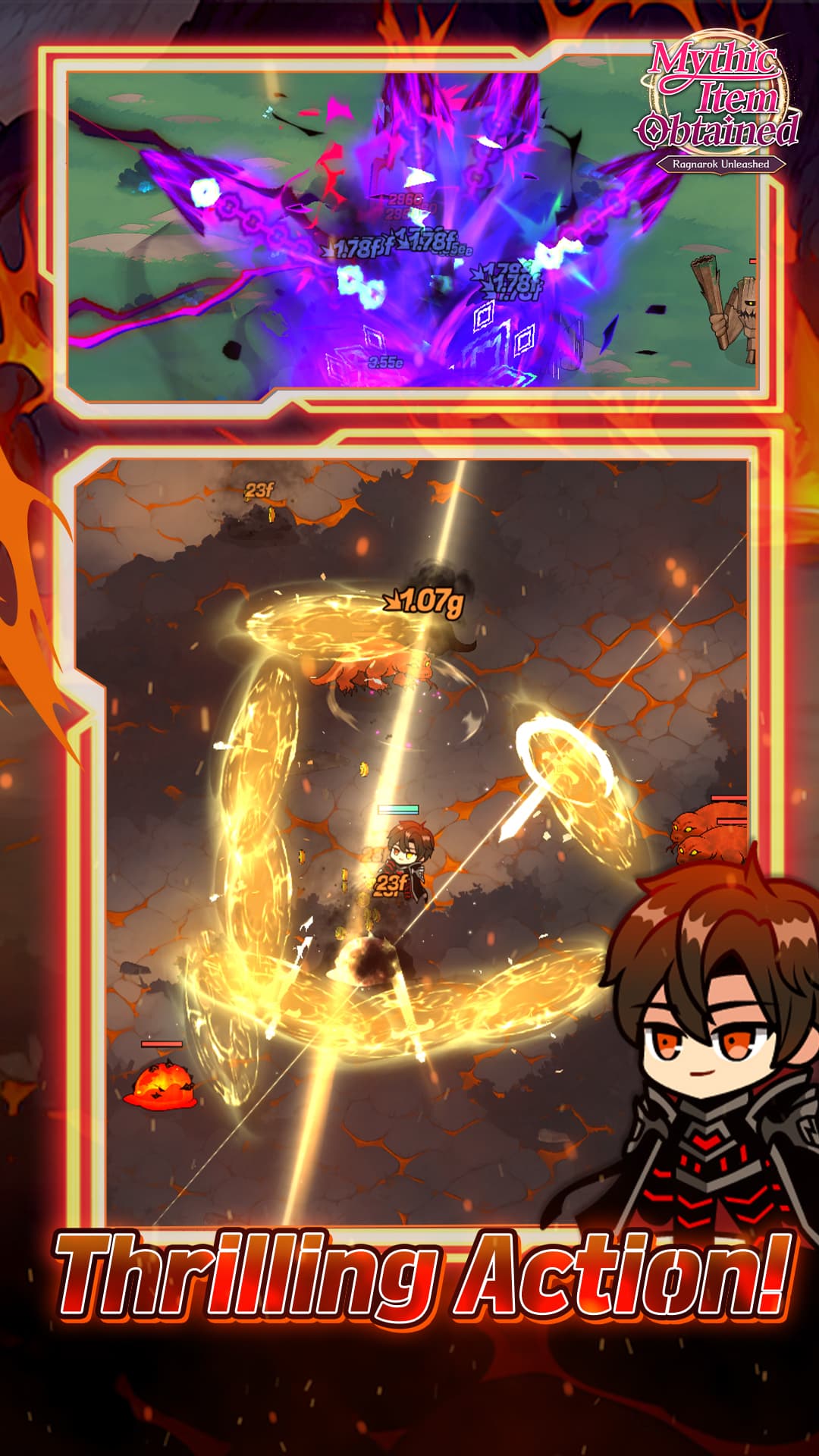Mythic Item Obtained: Idle RPG screenshot 1