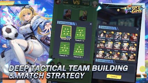 Victory Girls: Anime Soccer screenshot 2