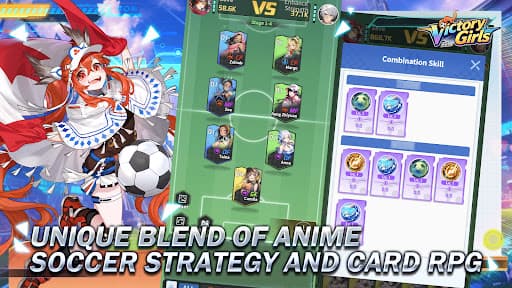 Victory Girls: Anime Soccer screenshot 1