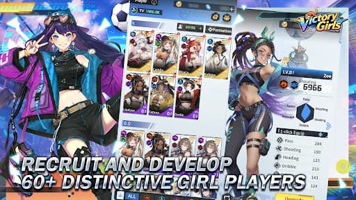 Victory Girls: Anime Soccer screenshot 3