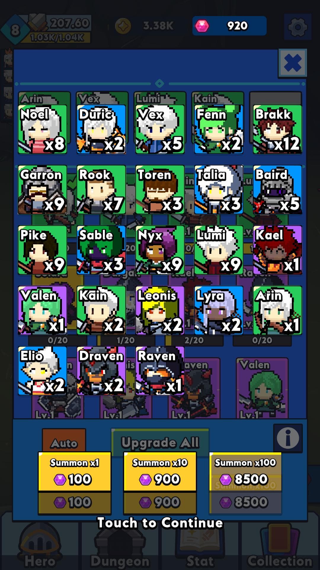 Kitty Guardians-Pixel Idle RPG screenshot 2
