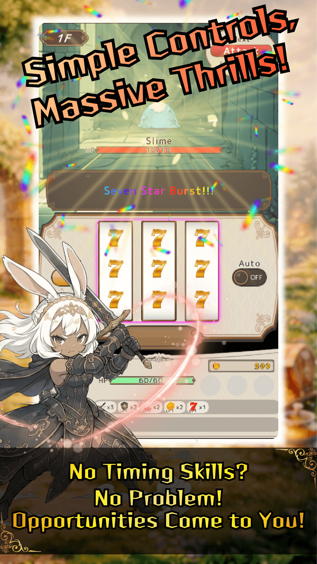 Slot & Brave: Roguelike RPG screenshot 2