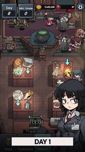 ミッドナイトマーケット:ナイトマーケット経営 screenshot 1
