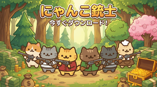 にゃんこ銃士:放置育成RPG screenshot 4
