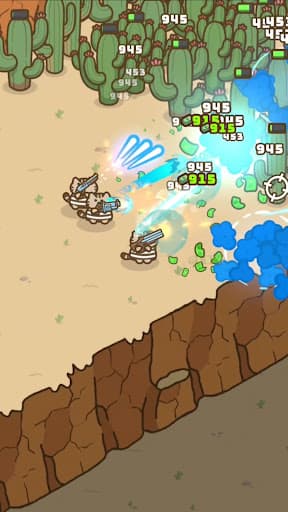にゃんこ銃士:放置育成RPG screenshot 1