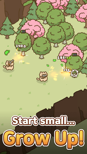Idle Cat Gunner: Shooter RPG screenshot 4