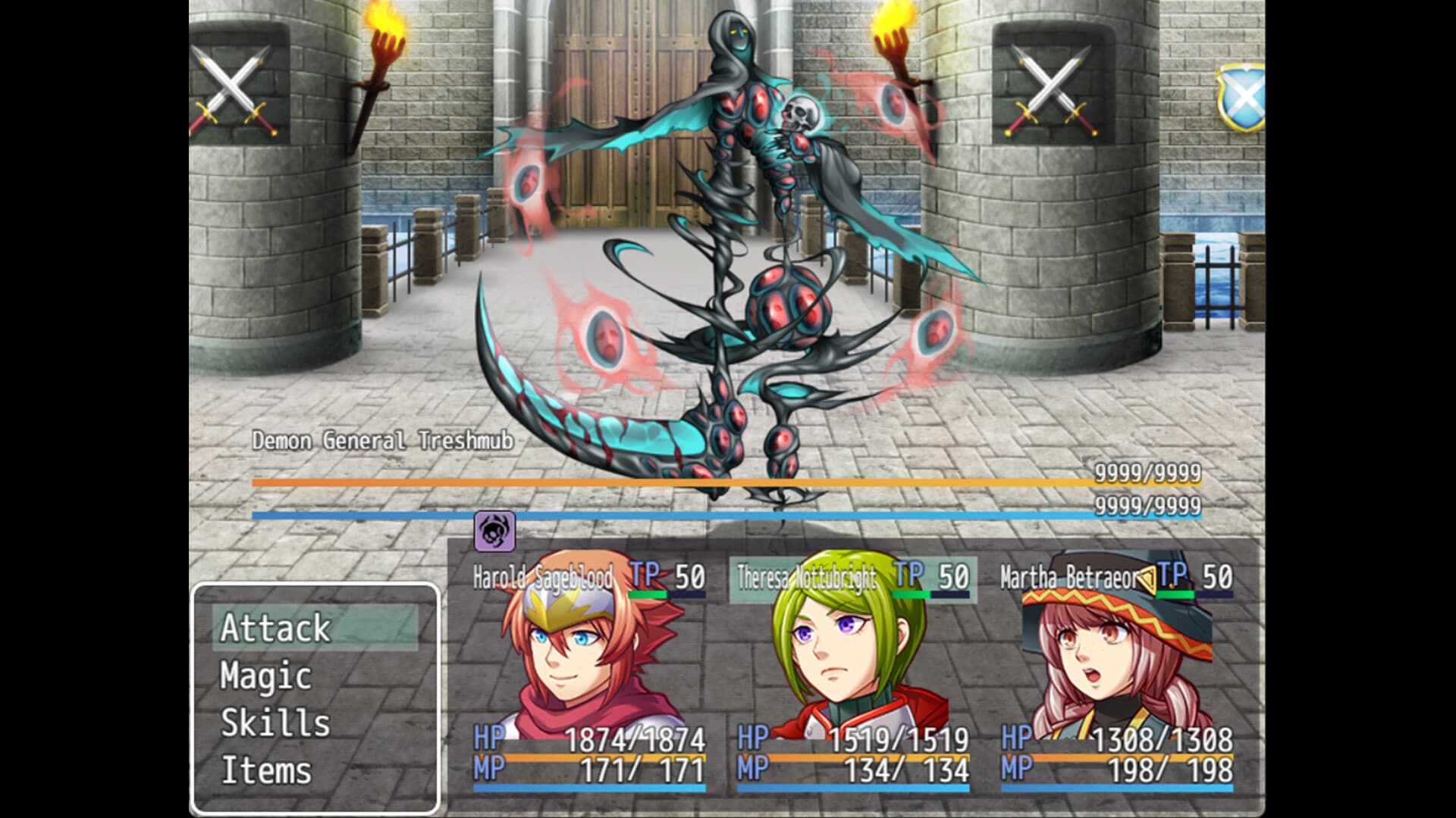 Heavy Spoilers RPG: The true identity of the final enemy is the hero's father screenshot 3