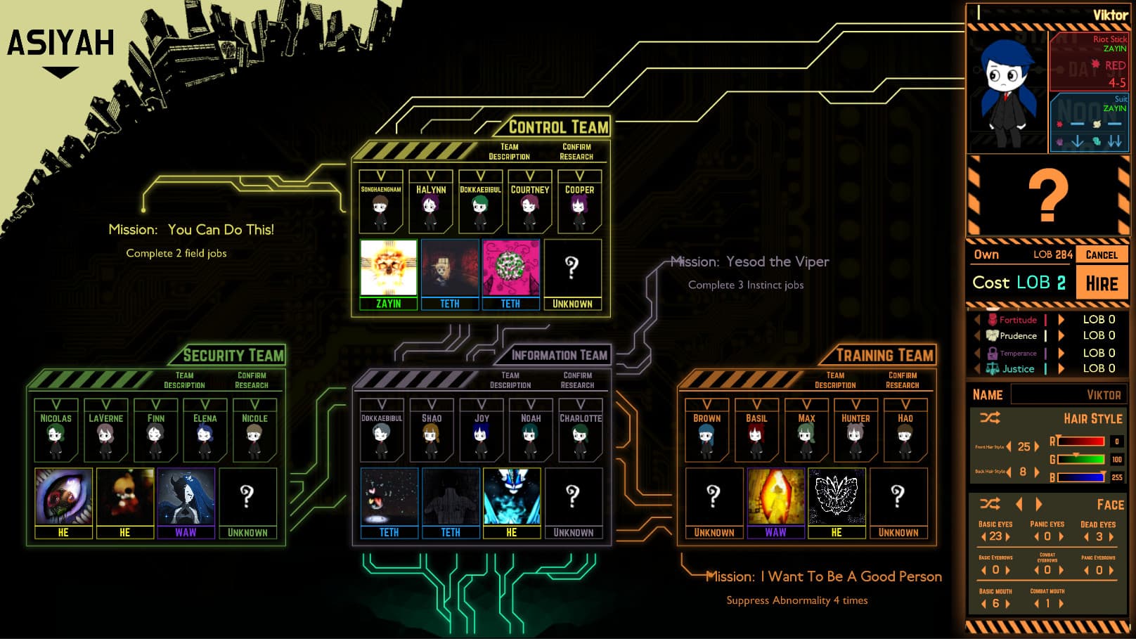 Lobotomy Corporation | Monster Management Simulation screenshot 2