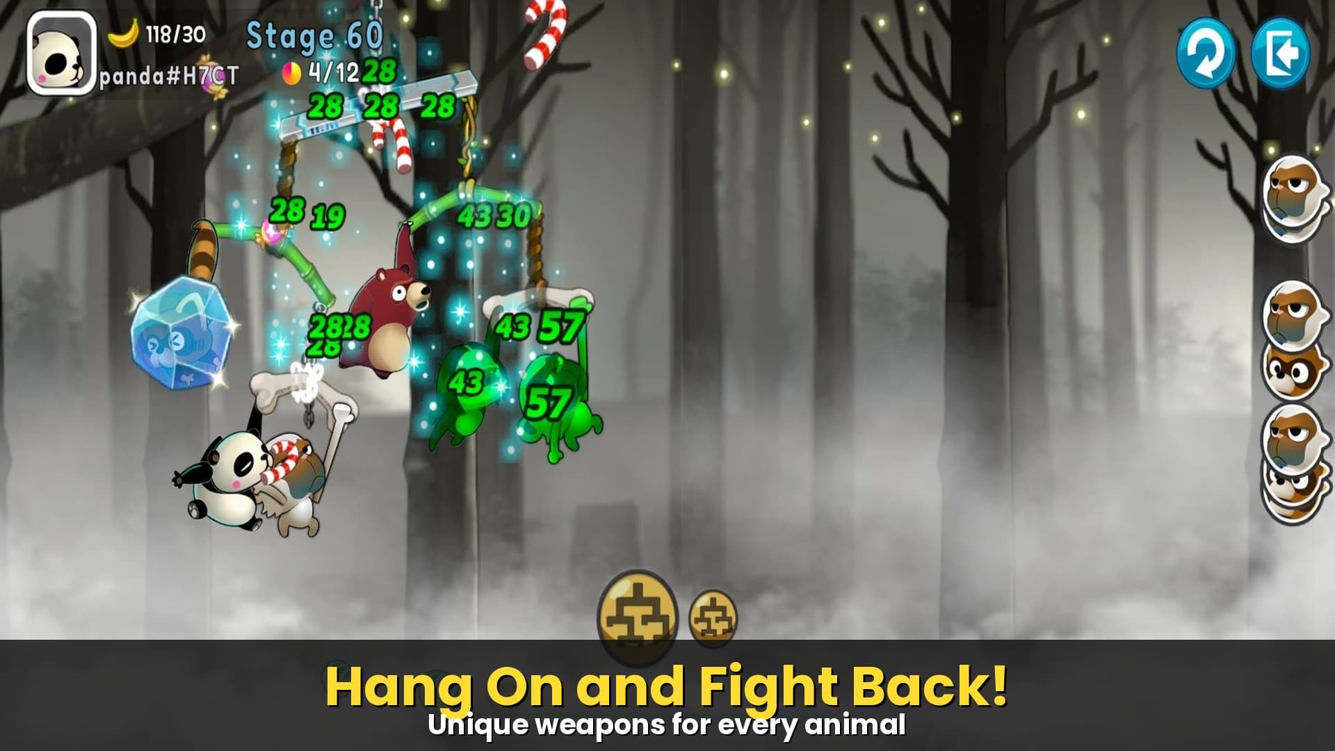 Monkey Battle: Swing Shot screenshot 3