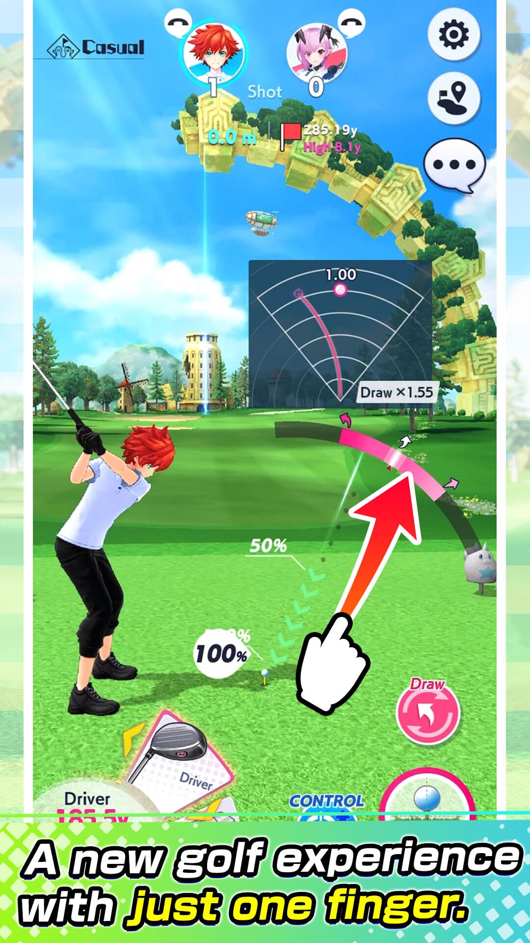 NEKO GOLF -Anime GOLF- screenshot 2