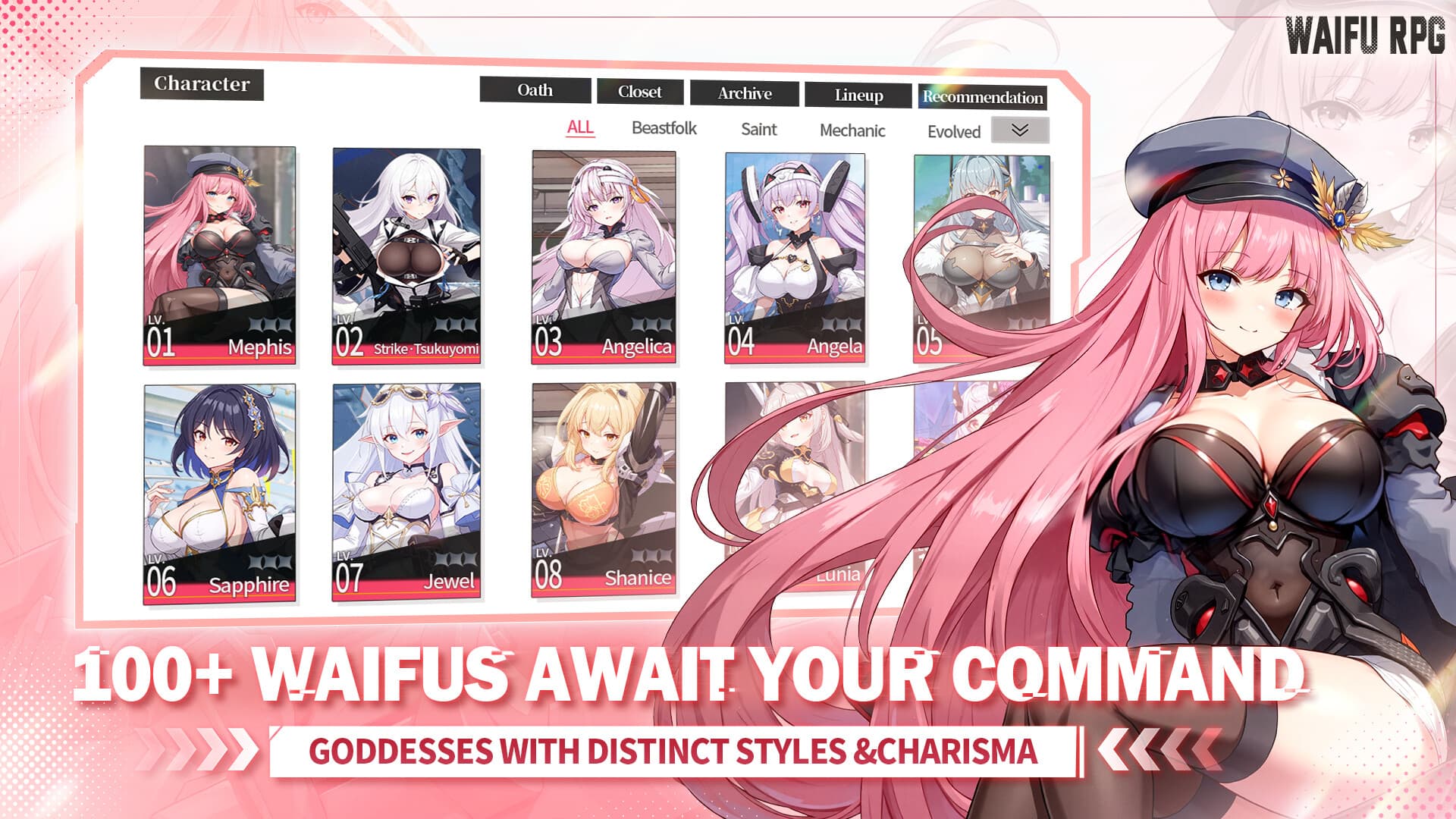 Goddess of Destiny: Waifu screenshot 4
