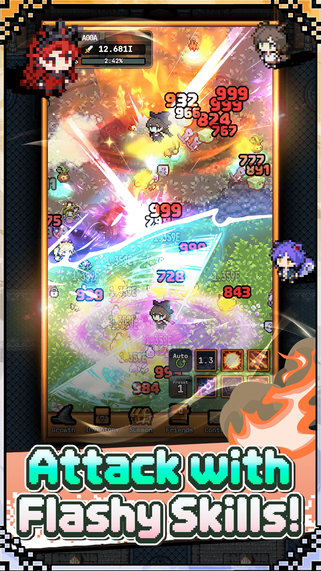 Legend of Witch : Idle RPG screenshot 4