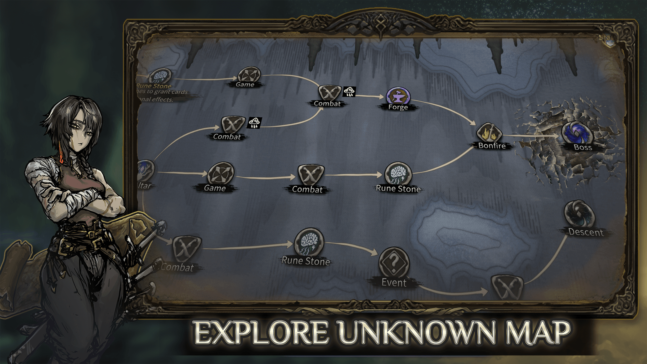 Abyssal Soul - Card Roguelike screenshot 1